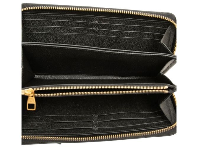 Portefeuille Long Zippy Louis Vuitton Monogram Empreinte Noir - vue 4