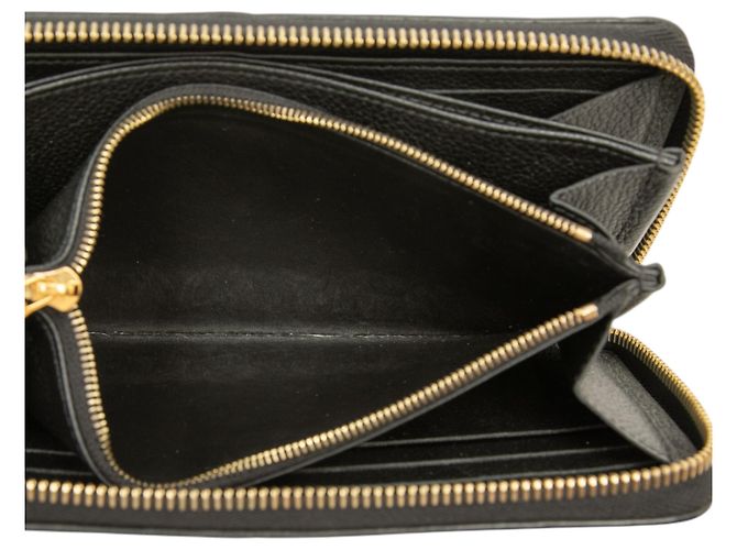 Portefeuille Long Zippy Louis Vuitton Monogram Empreinte Noir - vue 5