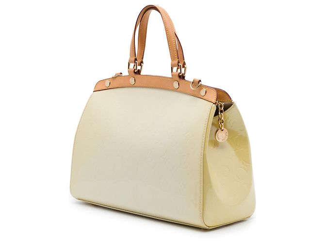 Louis Vuitton White Monogram Vernis Brea MM Weiß - Ansicht 2