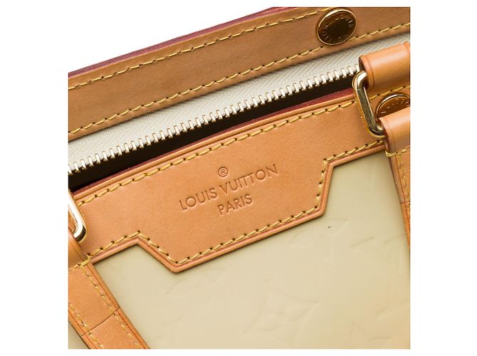 Louis Vuitton White Monogram Vernis Brea MM Weiß - Ansicht 5