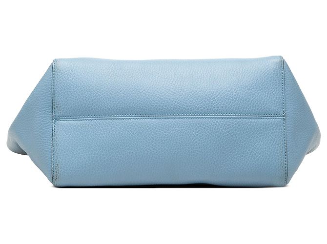 Borsa Tote Swing Gucci blu in pelle di vitello Medium Blu chiaro - vista 3
