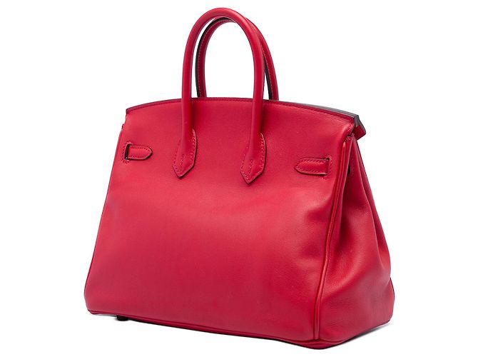 Hermès Red Swift Birkin Retourne 25 Rot - Ansicht 2