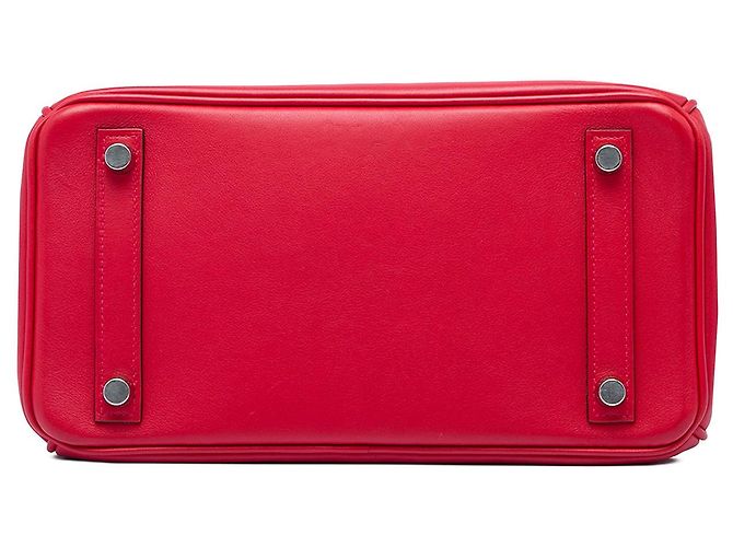 Hermès Red Swift Birkin Retourne 25 Rot - Ansicht 3