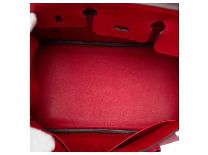 Hermès Red Swift Birkin Retourne 25 Rot - Ansicht 4