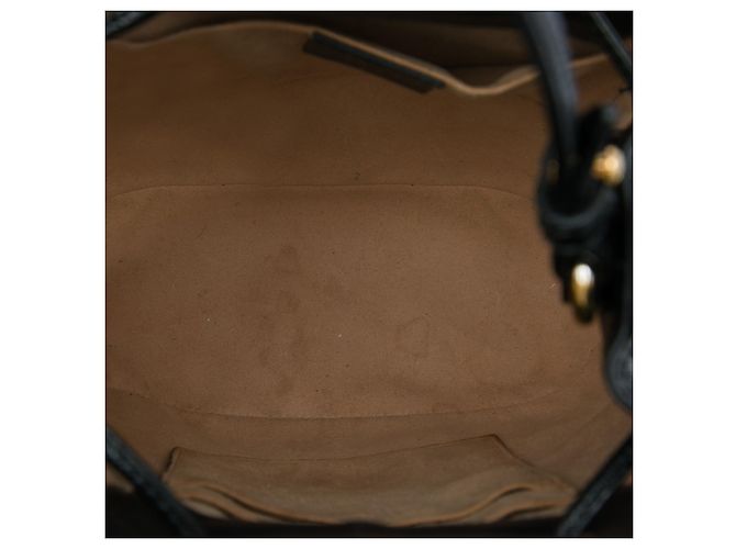 Borsa secchiello Gucci Ophidia Small in camoscio nero con Web - vista 4