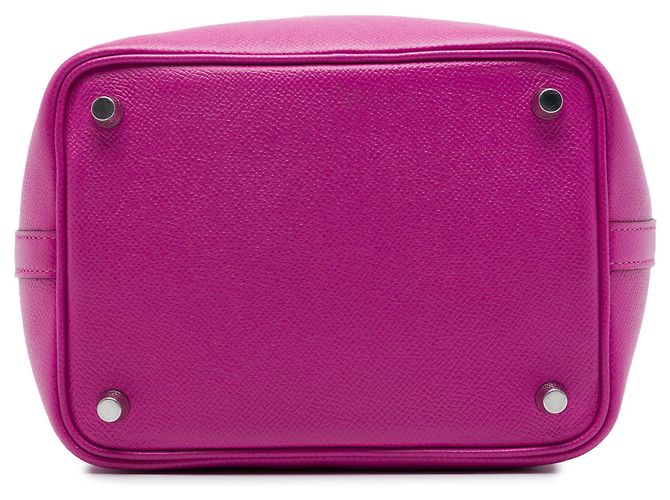 Hermès Pink Epsom Tressage Picotin Lock 18 Rosa - vista 3