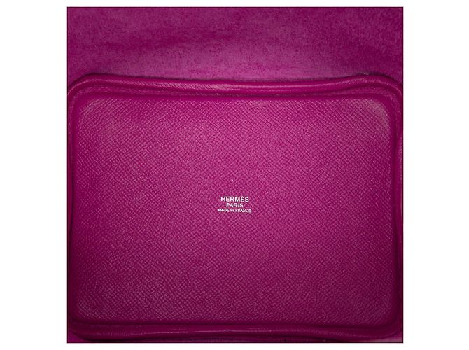 Hermès Pink Epsom Tressage Picotin Lock 18 Rosa - vista 4