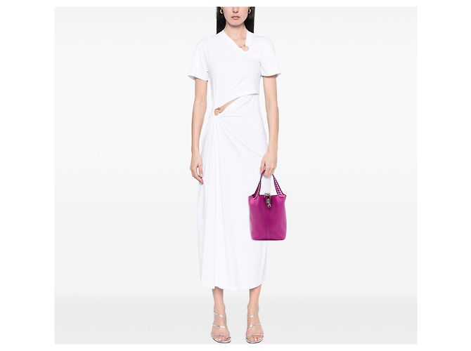 Hermès Pink Epsom Tressage Picotin Lock 18 Rosa - vista 6