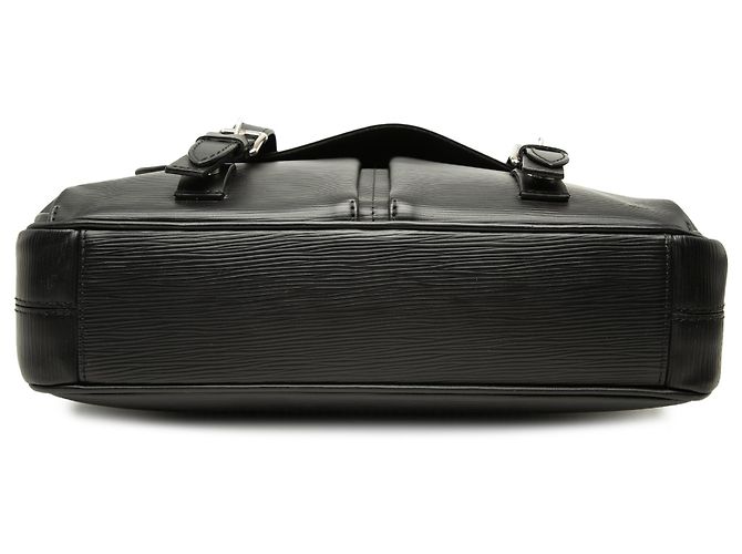 Louis Vuitton Black Epi Christopher Messenger Nero - vista 3