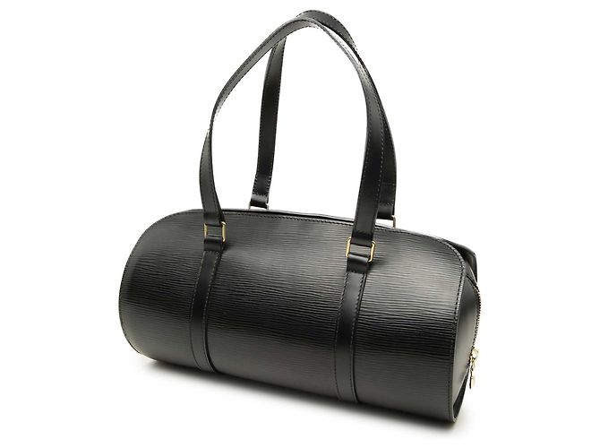 Louis Vuitton Black Epi Soufflot Nero - vista 2