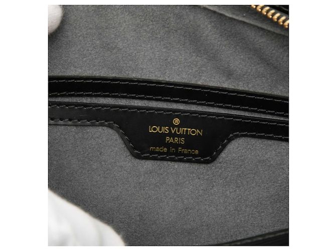Louis Vuitton Black Epi Soufflot Nero - vista 5