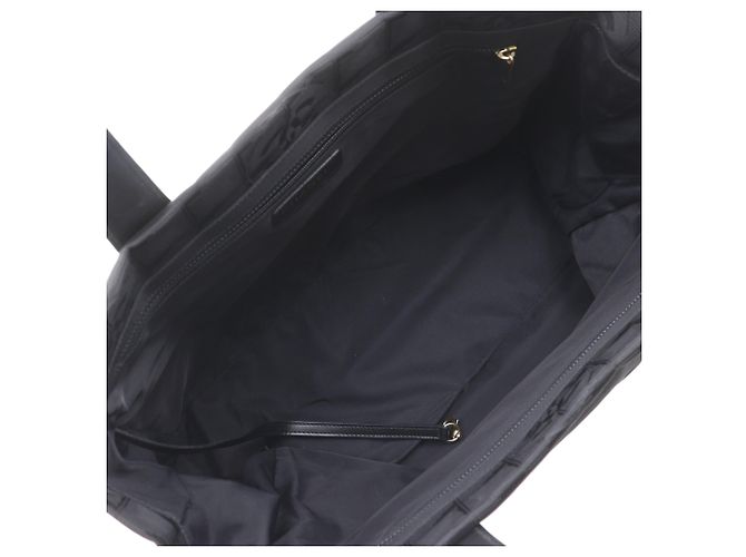 Chanel Black New Travel Line Nylon Tote Schwarz - Ansicht 4