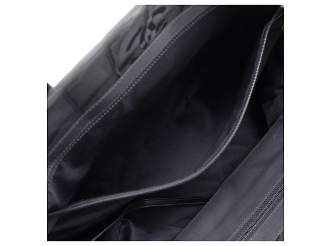 Chanel Black New Travel Line Nylon Tote Schwarz - Ansicht 6