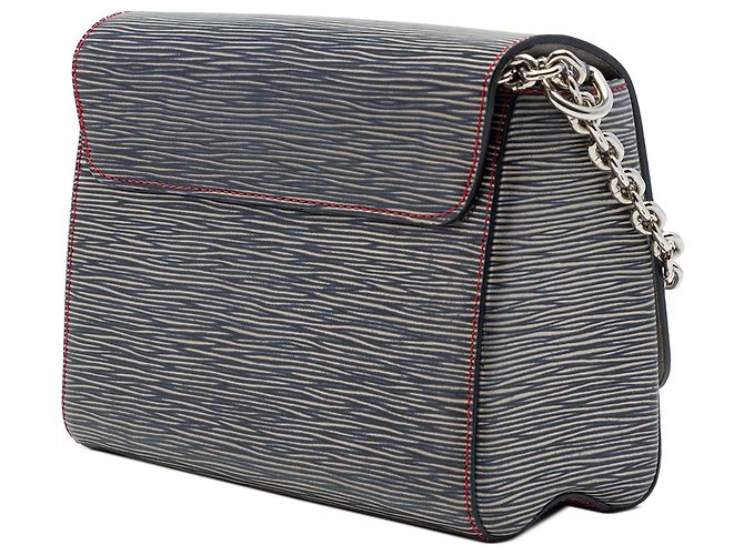 Louis Vuitton Blue Epi Denim Twist MM Blu scuro - vista 2