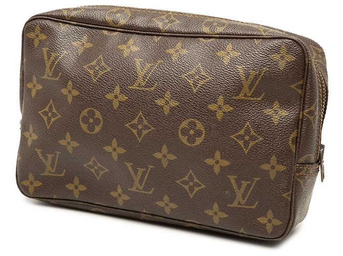 Louis Vuitton Brown Monogram Trousse Toilette 23 Marrone - vista 2