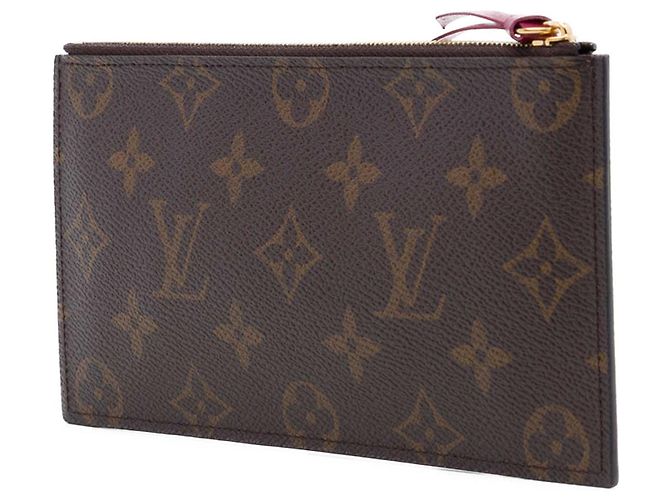 Louis Vuitton Brown Monogram Pochette Felicie Zippered Insert Marrone - vista 2