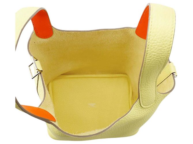 Hermès Yellow Clemence Picotin Lock 18 Gelb - Ansicht 4