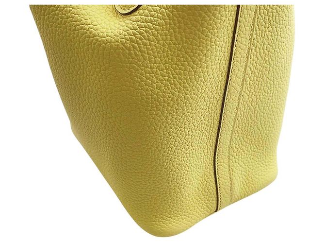 Hermès Yellow Clemence Picotin Lock 18 Gelb - Ansicht 7