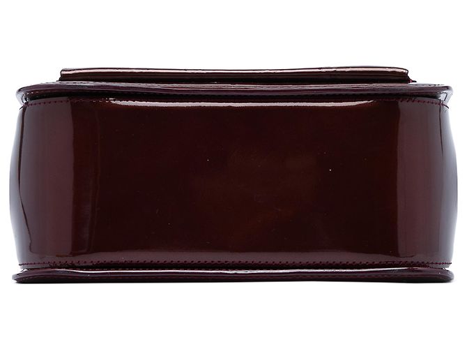 Louis Vuitton Red Monogram Vernis Miranda Rosso Bordò - vista 3