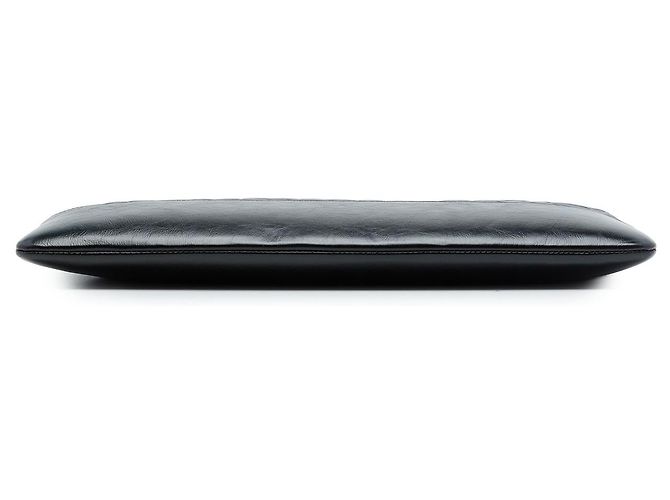 Chanel Pochette Gabrielle O Case Grande in Vitello Invecchiato Nero - vista 3
