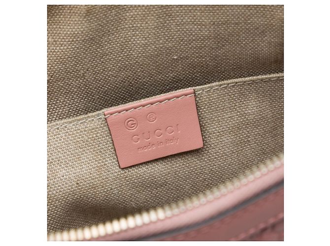 Borsa Dome Mini Microguccissima Gucci Rosa - vista 5