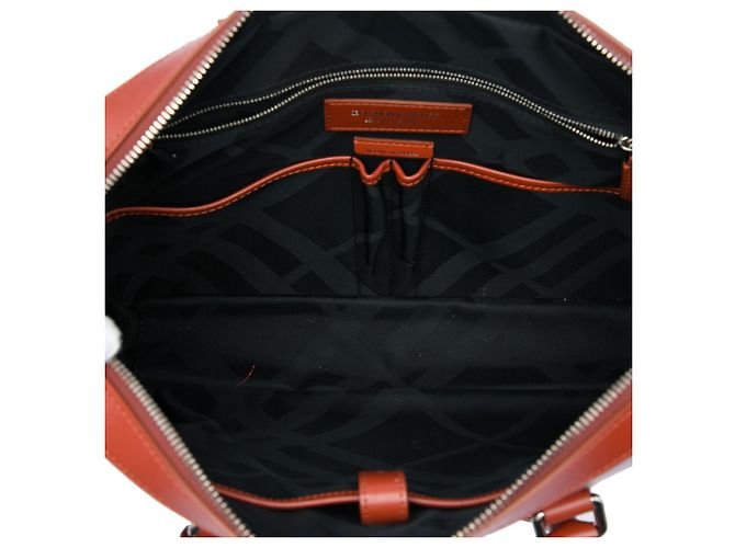 Borsa Business Barrow Burberry in pelle marrone - vista 4