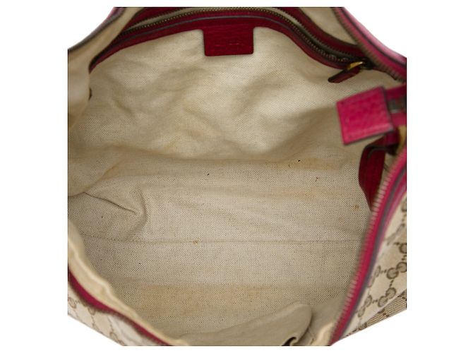 Gucci Beige Small GG Canvas Miss GG Hobo - vista 4