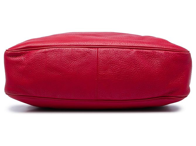 Bolsa Gucci Diana em couro de bezerro vermelho com bambu - vista 3