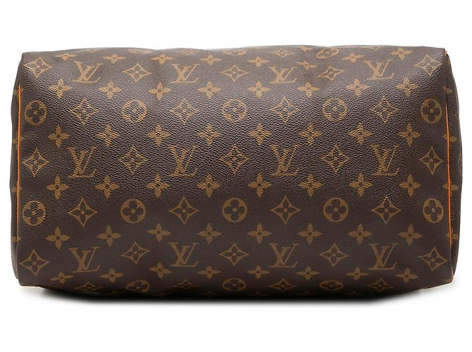 Louis Vuitton Brown Monogram Speedy 35 Marron - vue 3