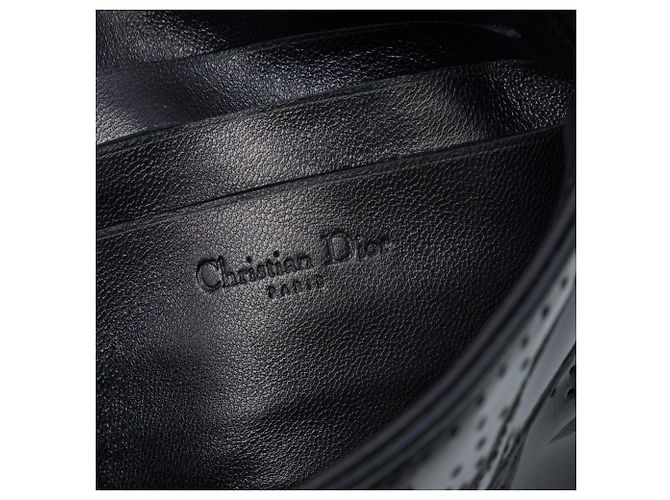 Autre Marque Borsa a tracolla Dior New Lock Ruffle Pouch in vernice Cannage traforata nera Nero - vista 5