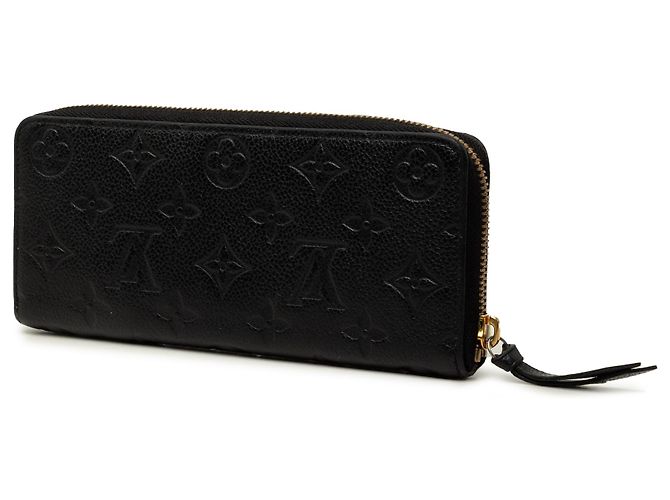 Cartera Louis Vuitton Black Monogram Empreinte Clemence Negro - vista 2