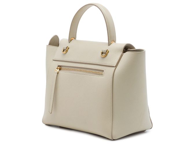 Belt Bag Céline Borsa cintura Celine in pelle di vitello micro-grain beige - vista 2