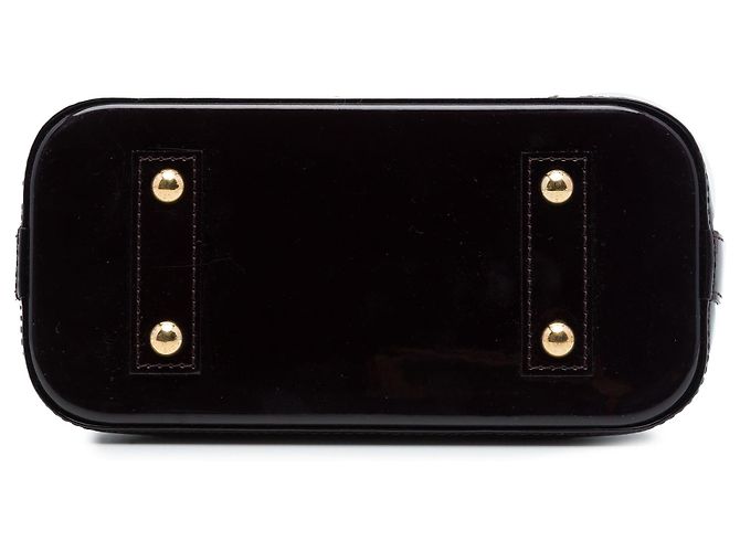 Louis Vuitton Purple Monogram Vernis Alma BB Porpora - vista 3