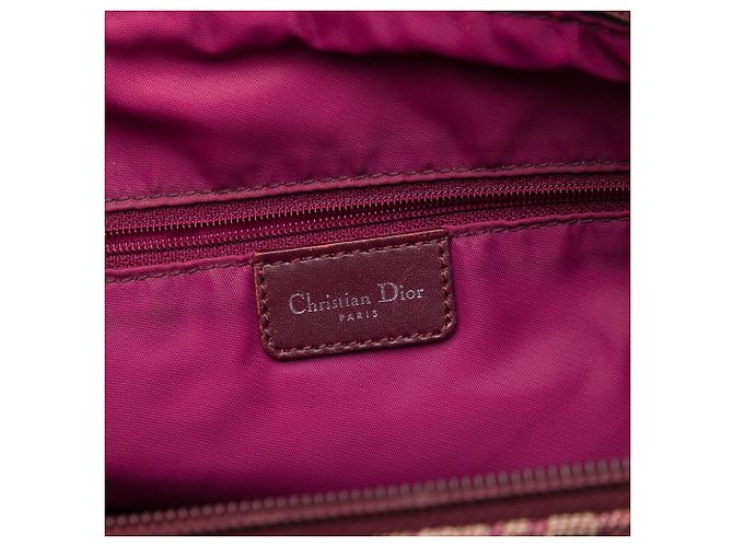 Autre Marque Borsa a tracolla Dior Red Diorissimo Trotter Canvas Rosso - vista 6