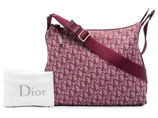 Autre Marque Borsa a tracolla Dior Red Diorissimo Trotter Canvas Rosso - vista 8