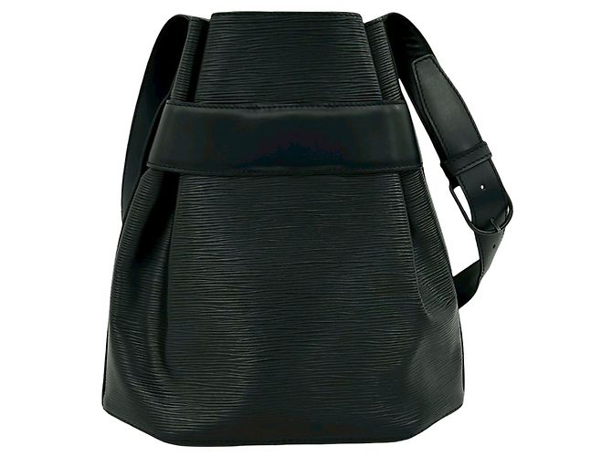 Louis Vuitton Black Epi Sac D Epaule GM Nero - vista 2