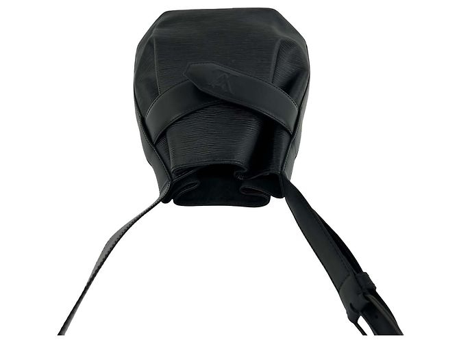 Louis Vuitton Black Epi Sac D Epaule GM Nero - vista 4