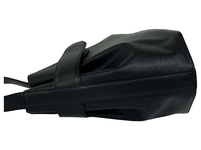 Louis Vuitton Black Epi Sac D Epaule GM Nero - vista 6