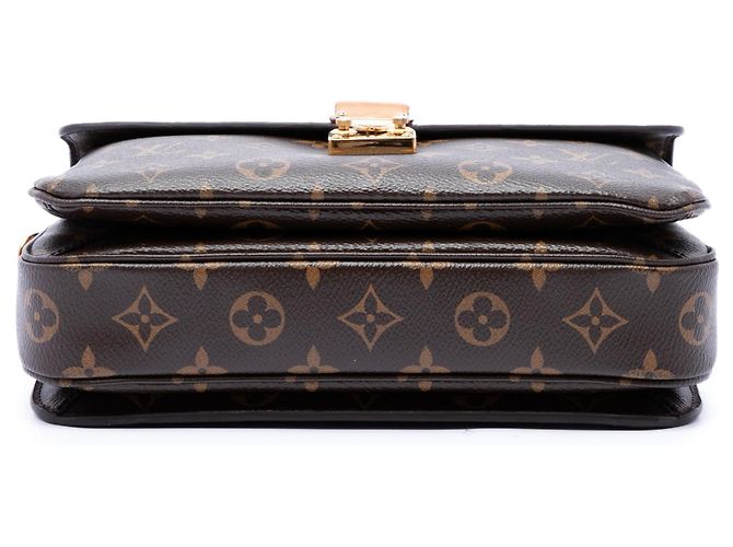 Louis Vuitton Brown Monogram Pochette Metis Castaño - vista 4