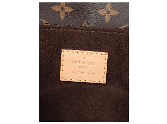 Louis Vuitton Brown Monogram Pochette Metis Castaño - vista 6