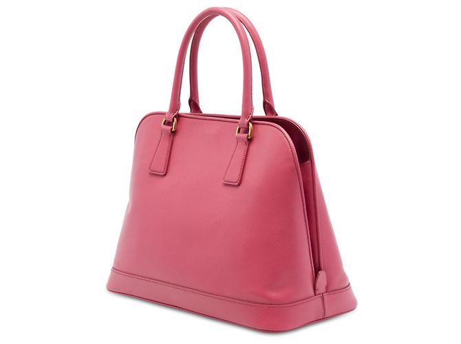 Bolsa Promenade Prada Pink Large Saffiano Lux Open Rosa - vista 2