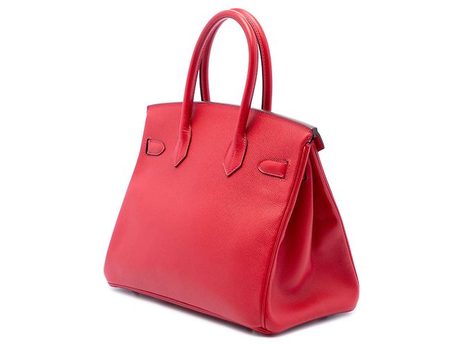 Hermès Red Epsom Birkin Retourne 30 Rosso - vista 2