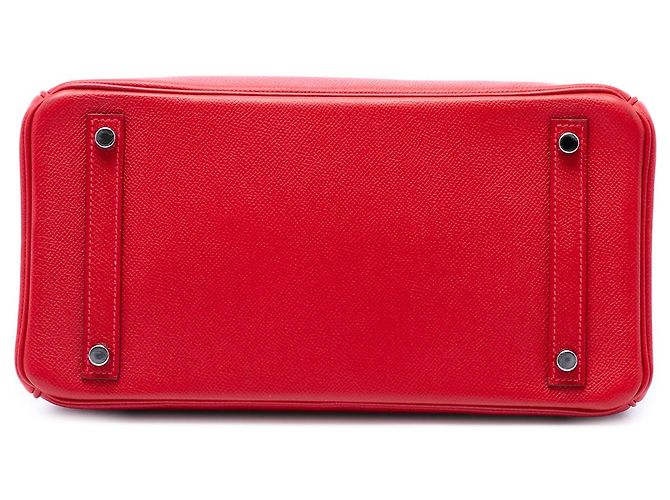 Hermès Red Epsom Birkin Retourne 30 Rosso - vista 3