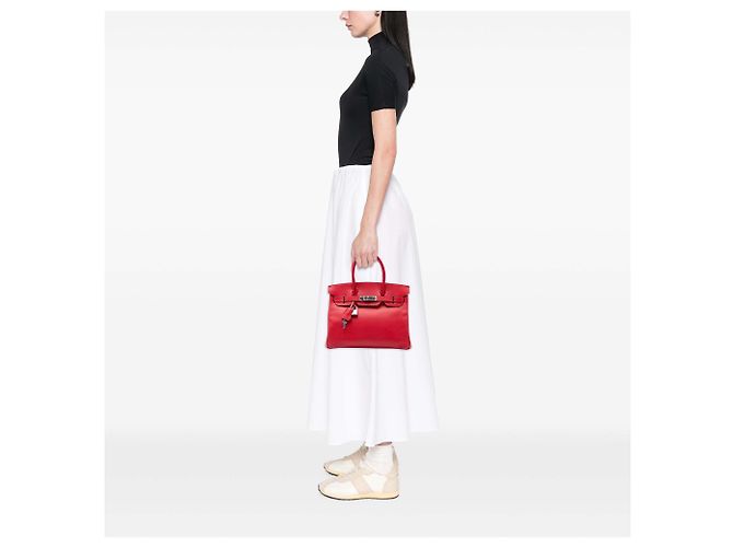 Hermès Red Epsom Birkin Retourne 30 Rosso - vista 6