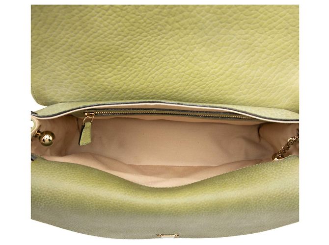 Borsa a tracolla Sally Chloé in pelle martellata verde Medium Verde oliva - vista 4