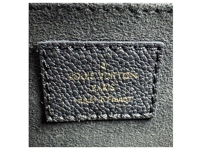 Louis Vuitton Monogram Empreinte Schultertasche Schwarz Beige - Ansicht 13