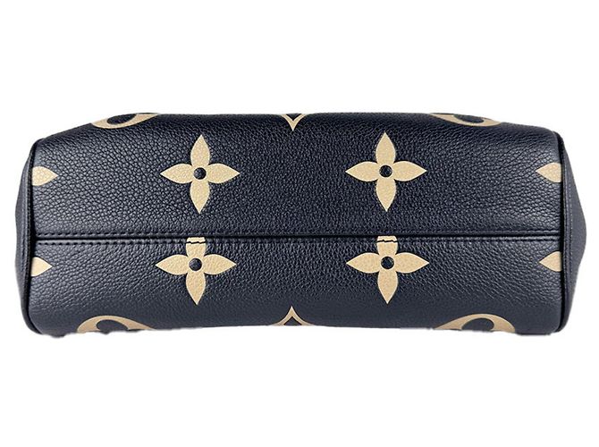 Louis Vuitton Monogram Empreinte Schultertasche Schwarz Beige - Ansicht 4