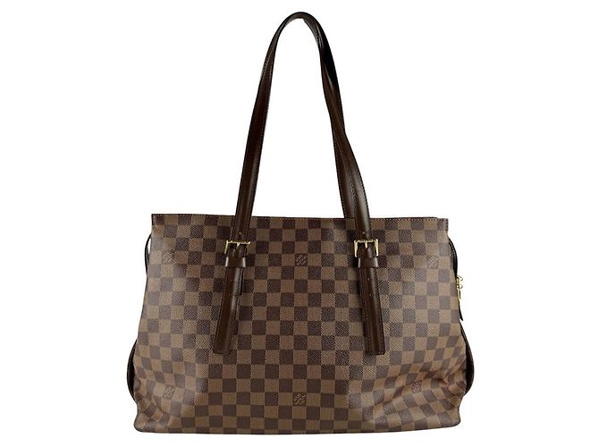 Borsa a tracolla Louis Vuitton Damier Chelsea Canvas Damier ebene - vista 3