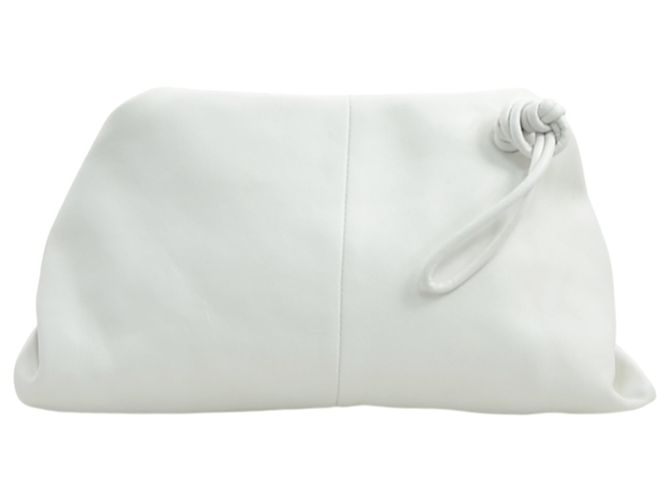 Borsa a pochette Triangle Bottega Veneta Bianco - vista 3