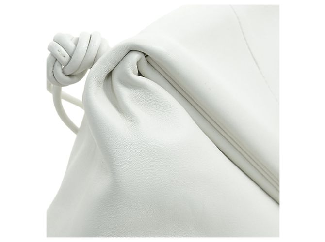 Borsa a pochette Triangle Bottega Veneta Bianco - vista 9